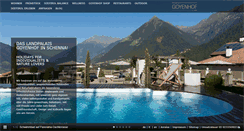 Desktop Screenshot of goyenhof.com