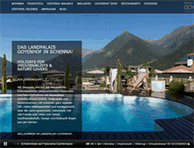 Tablet Screenshot of goyenhof.com